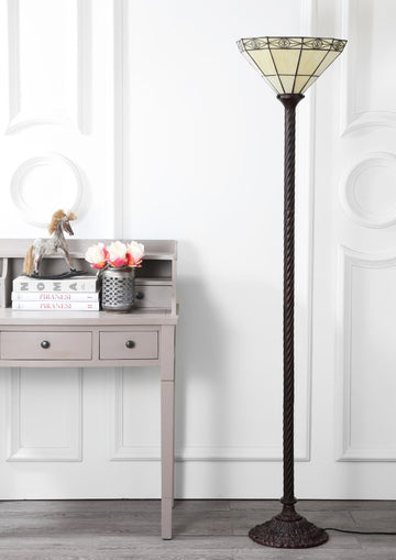 Moore Tiffany Style 68.57" Torchiere LED Floor Lamp - JONATHAN Y